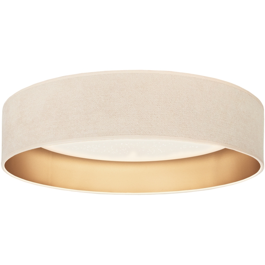 BRILAGI - ściemnialna oprawa sufitowa VELVET SMARTIX STARS LED/24W/230V 3000-6000K Ø 45 cm kremowa/złota Wi-Fi Tuya Beacon + pilot zdalnego sterowania
