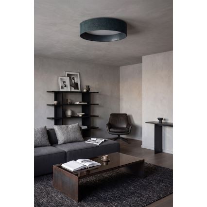 Brilagi - ściemnialny plafon LED VELVET SMARTIX STARS LED/24W/230V 3000-6000K śr. 45 cm zielony Wi-Fi Tuya Beacon + pilot zdalnego sterowania