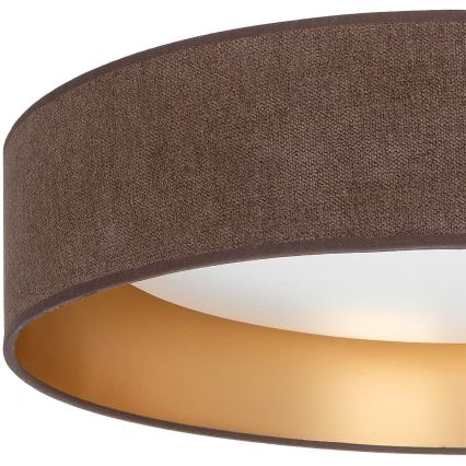 Brilagi - Oprawa sufitowa LED ściemnialna VELVET SMARTIX LED/36W/230V 3000-6000K Ø 55 cm brązowy/złoty Wi-Fi Tuya Beacon + pilot zdalnego sterowania
