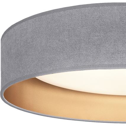Brilagi - ściemnialna lampa sufitowa LED VELVET SMART VARI LED/36W/230V 3000-6500K Ø 55 cm szary/złoty + pilot zdalnego sterowania