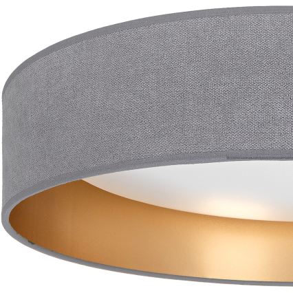 Brilagi - ściemnialna lampa sufitowa LED VELVET SMART VARI LED/36W/230V 3000-6500K Ø 55 cm szary/złoty + pilot zdalnego sterowania