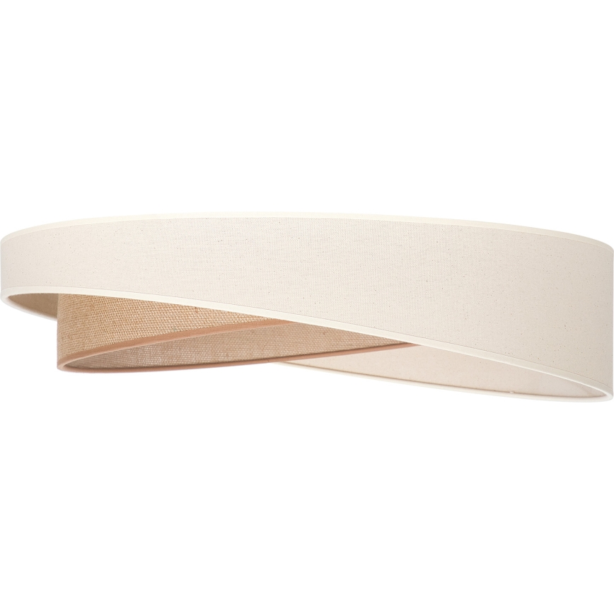 BRILAGI - LED ściemnialna lampa sufitowa VELVET TWIST LED/36W/230V 3000-6000K śr. 65 cm Wi-Fi Tuya Beacon kremowa/beżowa + pilot zdalnego sterowania