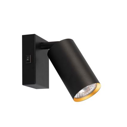 Brilagi - Ściemnialna oprawa ścienna punktowa LED RGBW SELE 1xGU10/4,8W/230V 3000K czarny/złoty + pilot zdalnego sterowania