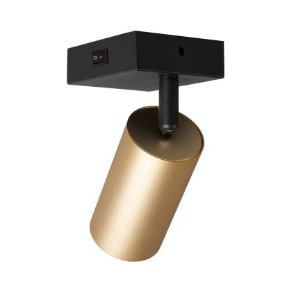 Brilagi - ściemnialny kinkiet punktowy LED RGBW SELE 1xGU10/6W/230V 3000K czarny/złoty