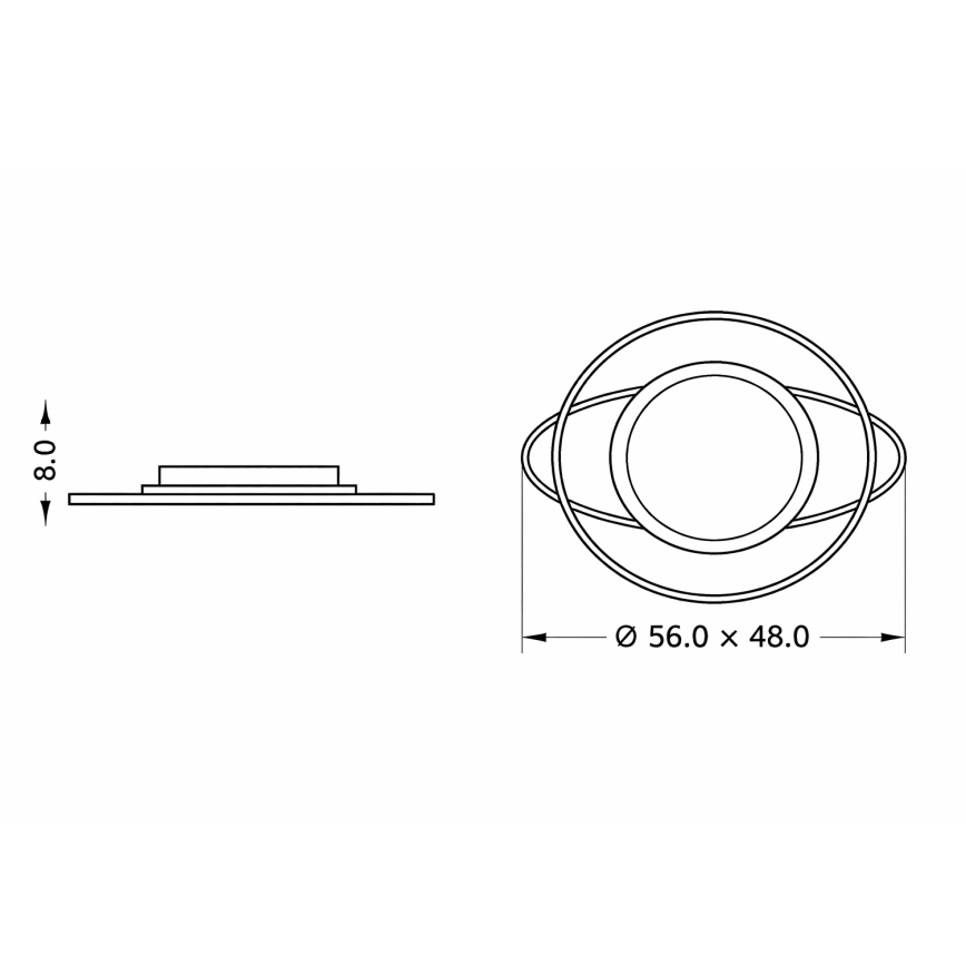 Brilagi - LED ściemniana lampa sufitowa dla dzieci ASTRO LED/68W/230V 3000-6000K + pilot zdalnego sterowania