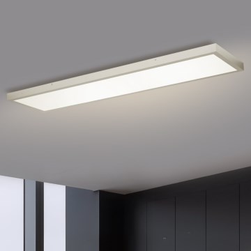 Brilagi - LED Ściemnialny plafon łazienkowy FRAME SMART LED/50W/230V 120x30 cm 3000-6000K IP44 srebrny + zdalne sterowanie