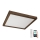 Brilagi - LED Ściemnialny plafon łazienkowy WOODY FRAME LED/50W/230V dąb 60x60 cm 3000-6000K IP44 + zdalne sterowanie
