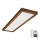 Brilagi - LED Ściemnialny plafon łazienkowy WOODY FRAME LED/50W/230V dąb wiśnia 120x30 cm 3000-6000K IP44 + zdalne sterowanie