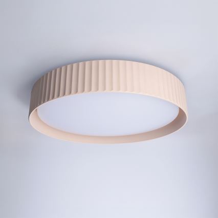Brilagi - Ściemnialna lampa sufitowa LED LUCIA, 48 W, 230 V, 3000–6500 K, Ø 41 cm, beżowa + zdalne sterowanie