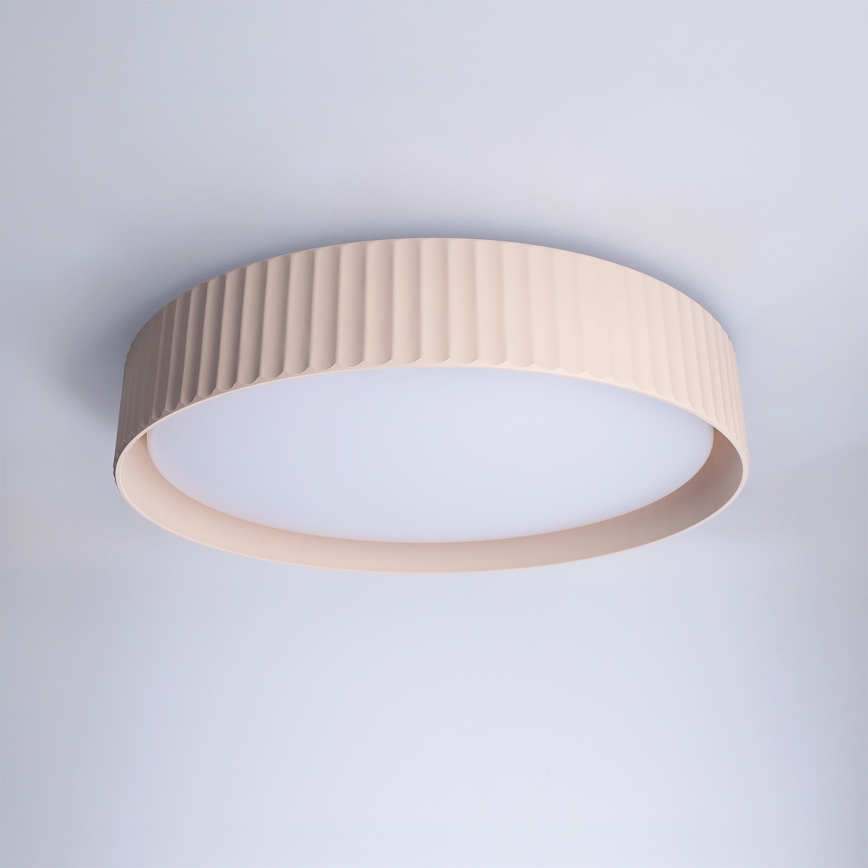 Brilagi - Ściemnialna lampa sufitowa LED LUCIA, 48 W, 230 V, 3000–6500 K, Ø 41 cm, beżowa + zdalne sterowanie