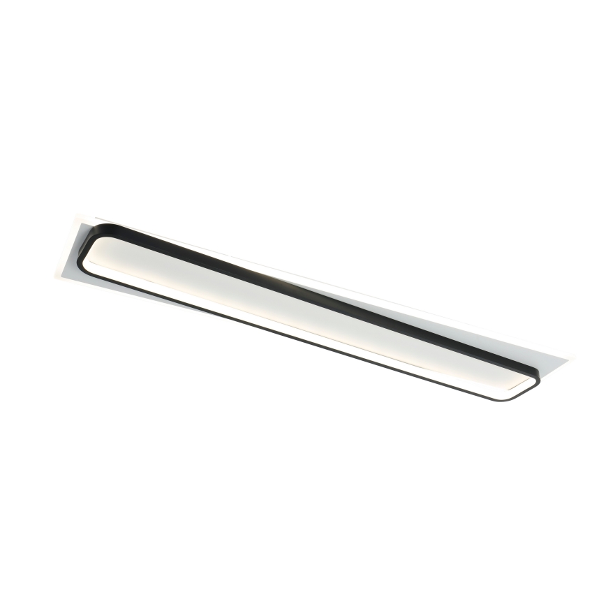 Brilagi - ściemnialna lampa sufitowa LED OUTLINE LED/90W/230V 3000-6000K 18x100 cm biała/czarna + zdalne sterowanie