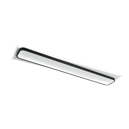 Brilagi - ściemnialna lampa sufitowa LED OUTLINE LED/90W/230V 3000-6000K 18x100 cm biała/czarna + zdalne sterowanie