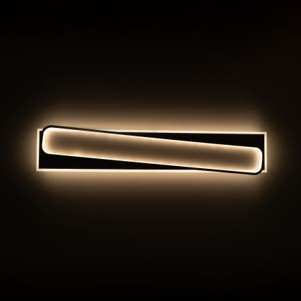 Brilagi - ściemnialna lampa sufitowa LED OUTLINE LED/90W/230V 3000-6000K 18x100 cm biała/czarna + zdalne sterowanie
