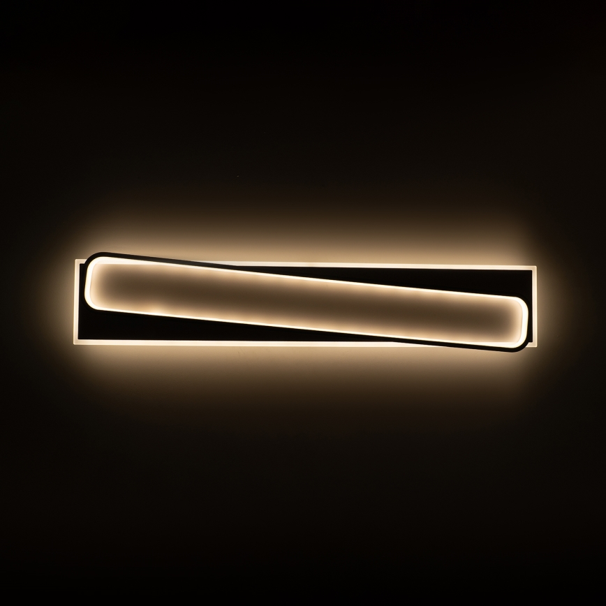 Brilagi - ściemnialna lampa sufitowa LED OUTLINE LED/90W/230V 3000-6000K 18x100 cm biała/czarna + zdalne sterowanie