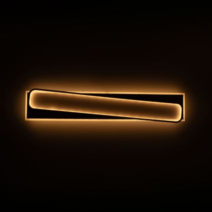 Brilagi - ściemnialna lampa sufitowa LED OUTLINE LED/90W/230V 3000-6000K 18x100 cm biała/czarna + zdalne sterowanie