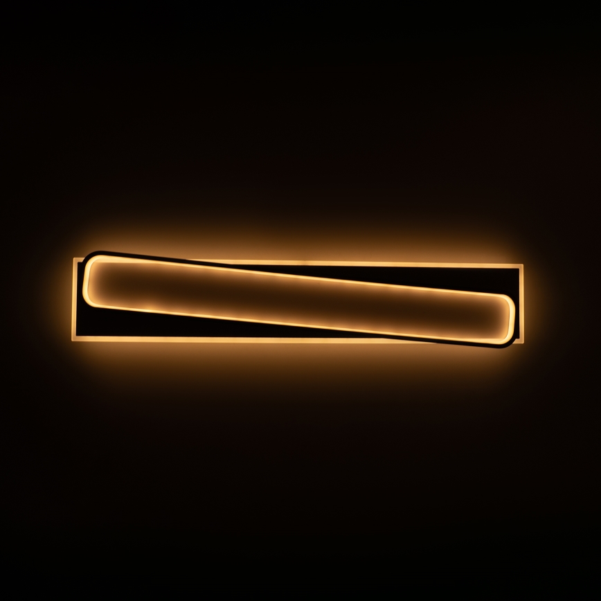 Brilagi - ściemnialna lampa sufitowa LED OUTLINE LED/90W/230V 3000-6000K 18x100 cm biała/czarna + zdalne sterowanie