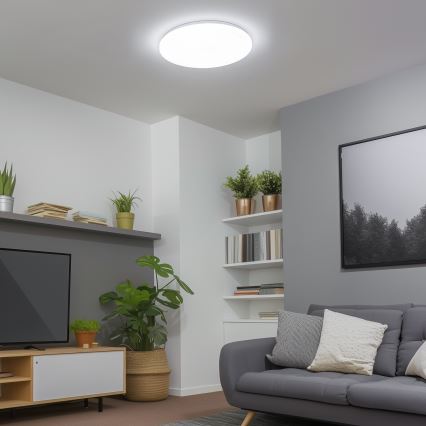 Brilagi - LED Ściemnialny plafon SMART LED/24W/230V 2700-6500K Wi-Fi Tuya + pilot