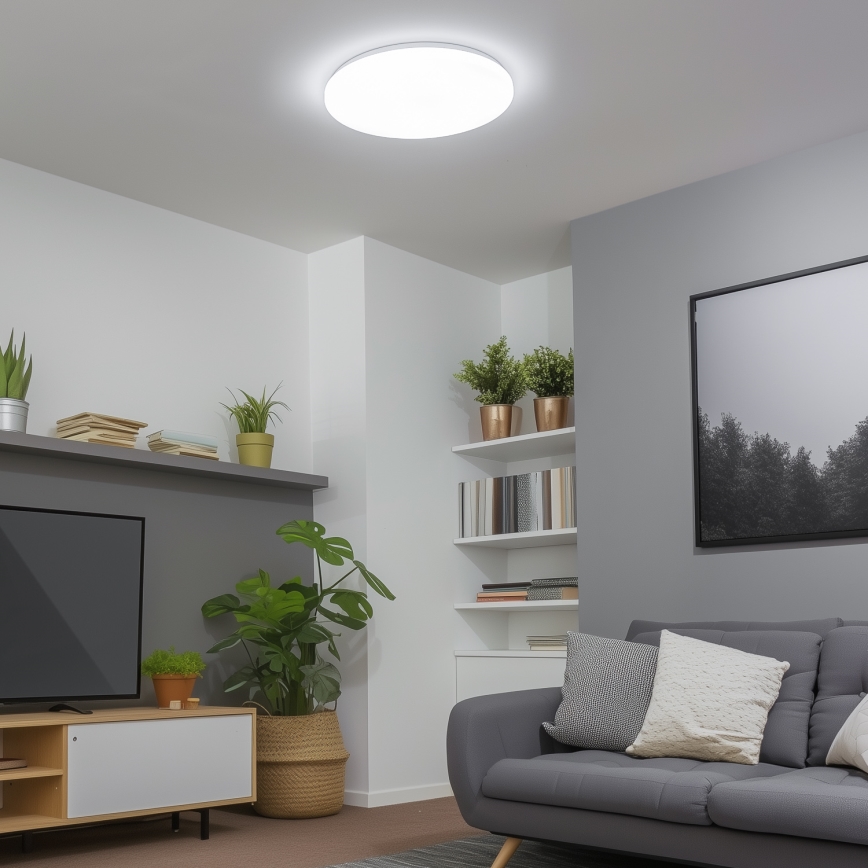 Brilagi - LED Ściemnialny plafon SMART LED/24W/230V 2700-6500K Wi-Fi Tuya + pilot