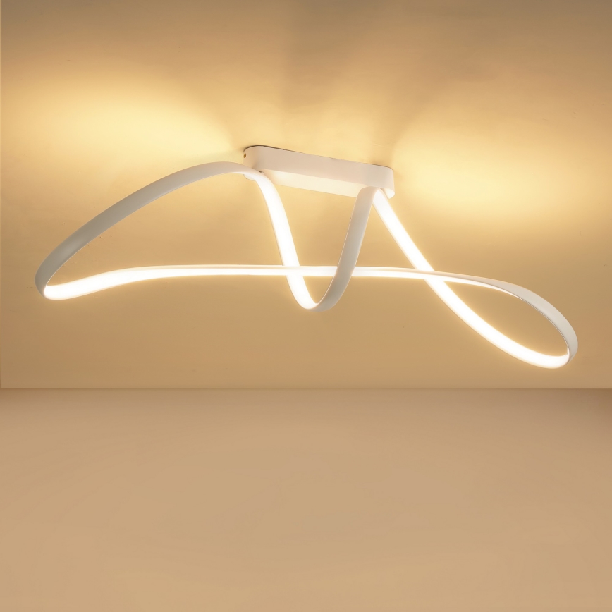 Brilagi - LED ściemnialny przysufitowy żyrandol TWISTER LED/60W/230V 3000-6000K biały + z pilotem