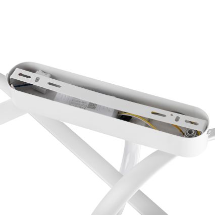 Brilagi - LED ściemnialny przysufitowy żyrandol TWISTER LED/60W/230V 3000-6000K biały + z pilotem