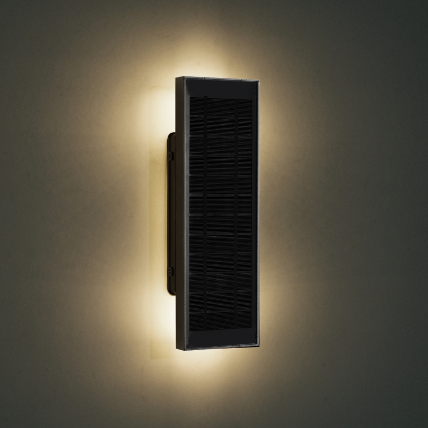 Brilagi - LED ściemnialny solarny kinkiet ścienny SUN LED/2,5W/230V 30 cm 2000 mAh IP44