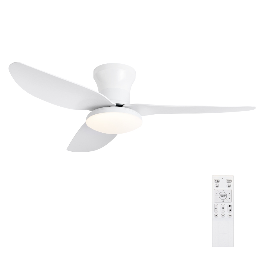 Brilagi - LED Ściemnialny wentylator sufitowy LED/30W/230V 3000-6500K biały + pilot zdalnego sterowania