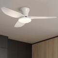 Brilagi - LED Ściemnialny wentylator sufitowy LED/30W/230V 3000-6500K biały + pilot zdalnego sterowania