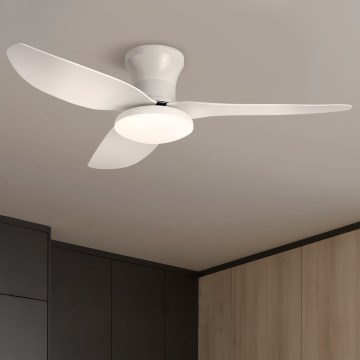 Brilagi - LED Ściemnialny wentylator sufitowy LED/30W/230V 3000-6500K biały + pilot zdalnego sterowania