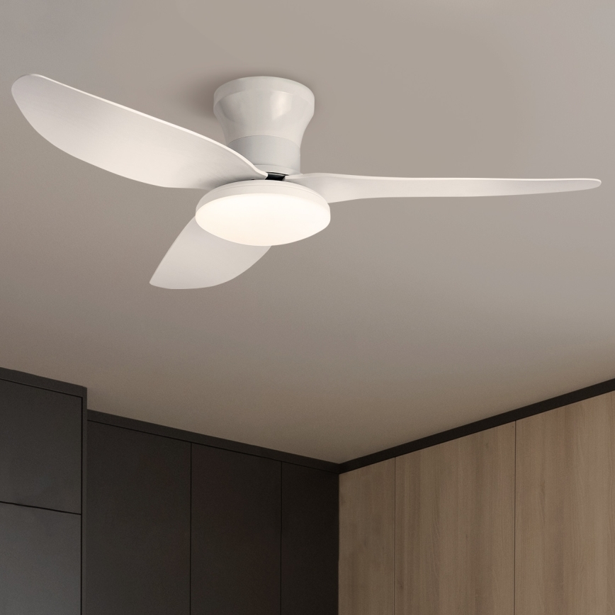 Brilagi - LED Ściemnialny wentylator sufitowy LED/30W/230V 3000-6500K biały + pilot zdalnego sterowania