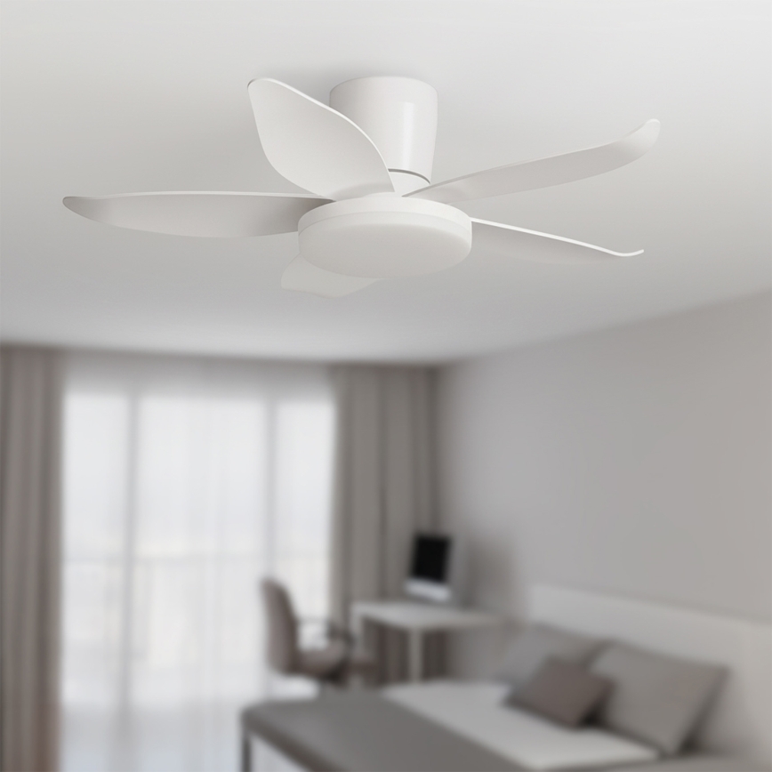 Brilagi - ściemnialny wentylator sufitowy LED/32W/230V śr. 95 cm biały + pilot zdalnego sterowania