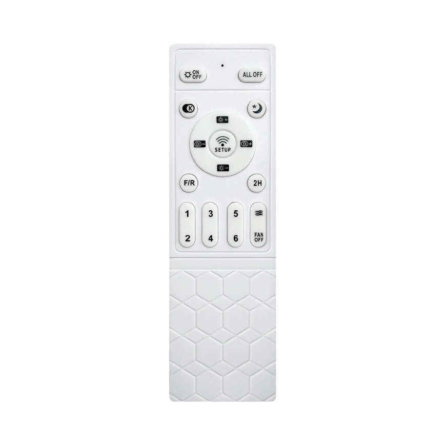Brilagi - ściemnialny wentylator sufitowy LED/32W/230V śr. 95 cm biały + pilot zdalnego sterowania