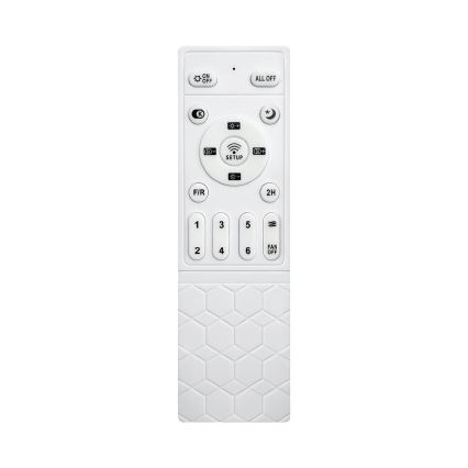 Brilagi - LED ściemnialny wentylator sufitowy LED/34W/230V 132 cm czarny/brązowy + zdalne sterowanie