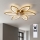 Brilagi - LED ściemnialny wentylator sufitowy LED/34W/230V 3000-6500K śr. 78 cm złoty + pilot zdalnego sterowania