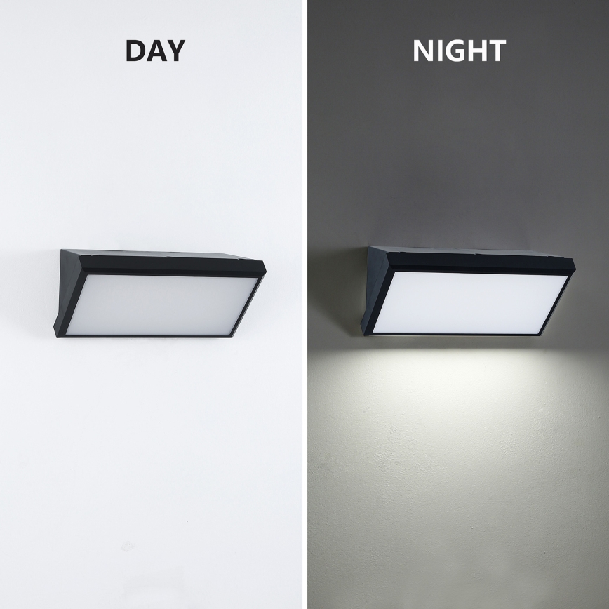 Brilagi - ściemnialny zewnętrzny kinkiet LED TRIANGLE 1xE27/6W/230V 2700-6500K IP65 czarny