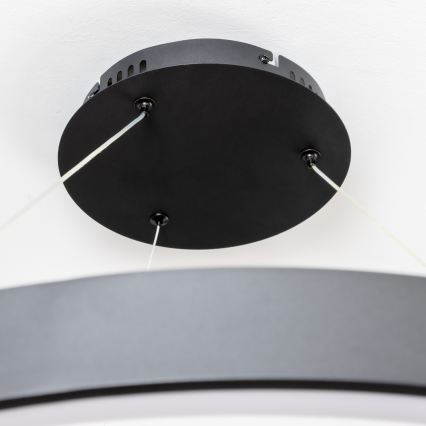 Brilagi - LED ściemnialny żyrandol na linkach FALCON II LED/108W/230V 3000-6500K śr. 80 cm czarny + pilot zdalnego sterowania