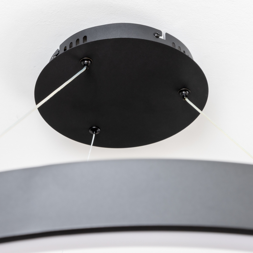 Brilagi - LED ściemnialny żyrandol na linkach FALCON II LED/108W/230V 3000-6500K śr. 80 cm czarny + pilot zdalnego sterowania