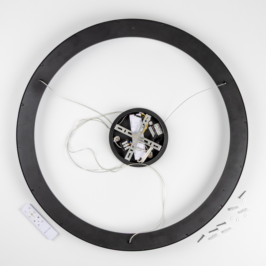 Brilagi - LED ściemnialny żyrandol na linkach FALCON II LED/108W/230V 3000-6500K śr. 80 cm czarny + pilot zdalnego sterowania