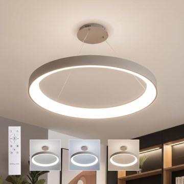 BRILAGI - LED ściemnialny żyrandol na lince FALCON II LED/108W/230V 3000-6500K śr. 80 cm beżowy + pilot zdalnego sterowania