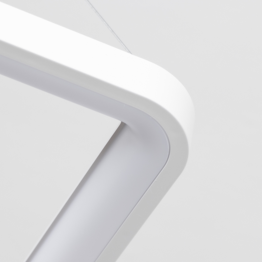 Brilagi - Ściemnialny żyrandol na linkę FALCON SLIM LED/50W/230V 3000-6500K 50x50 cm biały + pilot zdalnego sterowania