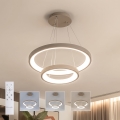 BRILAGI - LED ściemnialny żyrandol na lince FALCON SLIM LED/68W/230V 3000-6500K Ø 50 cm beżowy + pilot zdalnego sterowania