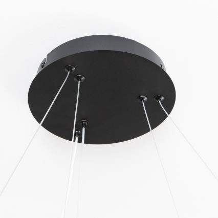 Brilagi - LED ściemnialna lampa wisząca na linkach FALCON SLIM LED/68W/230V 3000-6500K śr. 50 cm czarna + pilot zdalnego sterowania