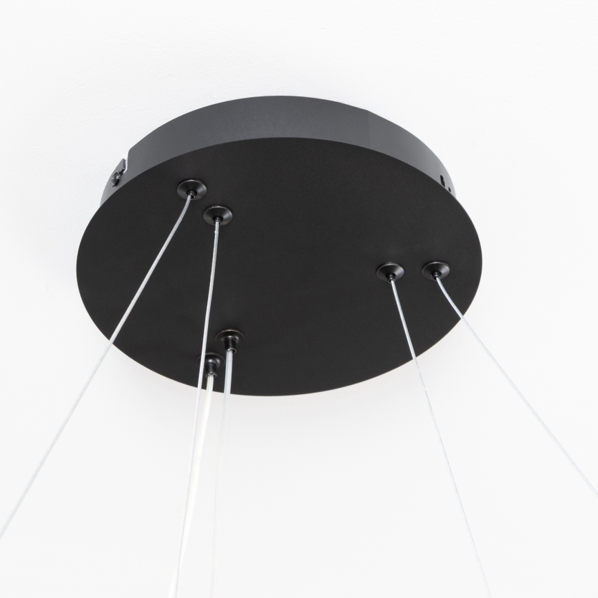 Brilagi - LED ściemnialna lampa wisząca na linkach FALCON SLIM LED/68W/230V 3000-6500K śr. 50 cm czarna + pilot zdalnego sterowania