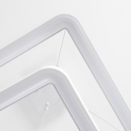 Brilagi - LED ściemnialna lampa wisząca na linku FALCON SLIM LED/78W/230V 3000-6500K 50x50 cm biała + pilot zdalnego sterowania