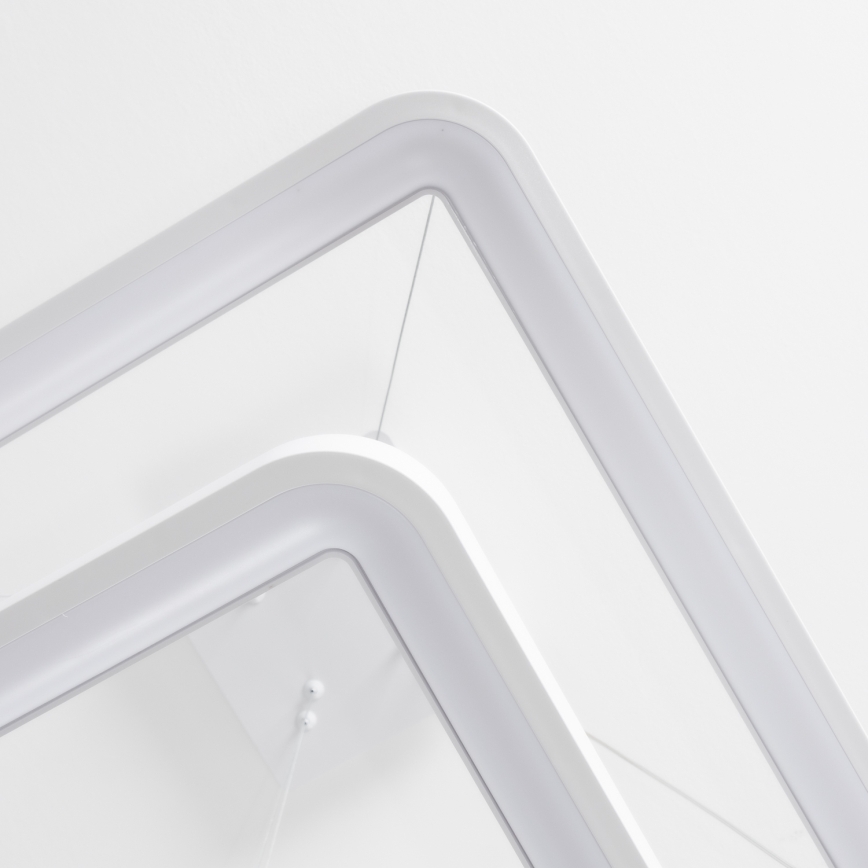 Brilagi - LED ściemnialna lampa wisząca na linku FALCON SLIM LED/78W/230V 3000-6500K 50x50 cm biała + pilot zdalnego sterowania