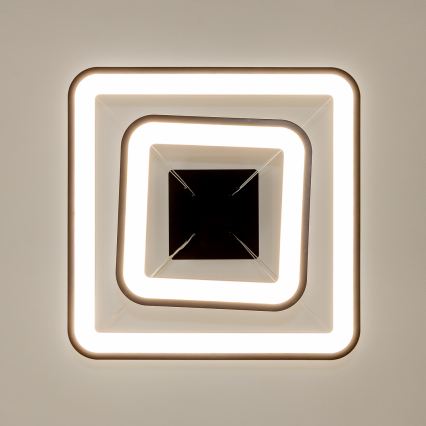 Brilagi - Ściemnialna lampa wisząca na linkach FALCON SLIM LED/78W/230V 3000-6500K 50x50 cm czarna + pilot zdalnego sterowania