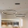 Brilagi - LED ściemnialny żyrandol na lince PORTOFINO LED/98W/230V 3000-6000K czarny + pilot zdalnego sterowania