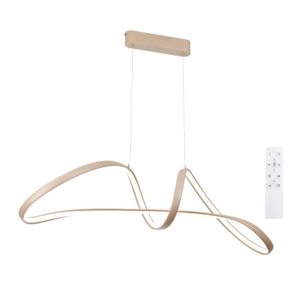 Brilagi - LED ściemnialny żyrandol na linkach TWISTER LED/60W/230V 3000-6000K beżowy + z pilotem