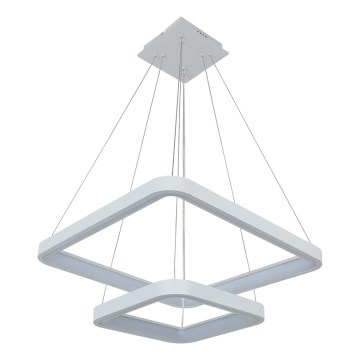 Brilagi - LED Ściemnialny żyrandol na linkach FALCON SLIM LED/78W/230V 3000-6500K 50x50 cm biały + zdalne sterowanie