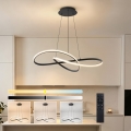 Brilagi - LED Ściemnialny żyrandol na linkach INFINITY LED/80W/230V 3000-6000K 80x80 cm czarny + zdalne sterowanie