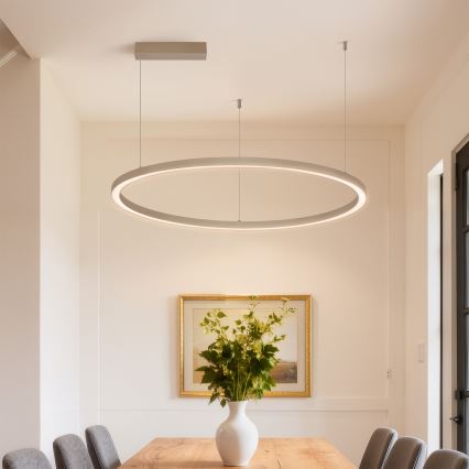 Brilagi - ściemnialny żyrandol LED na lince PORTOFINO LED/60W/230V 3000-6000K Ø 80 cm beżowy + pilot zdalnego sterowania